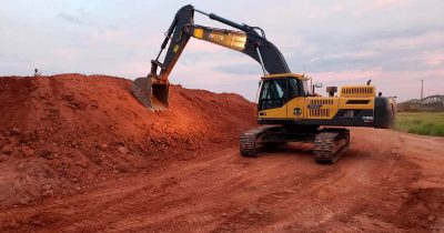 06 - ATERRO PARA SILO, FAZENDA GALERA - CONQUISTA DOESTE